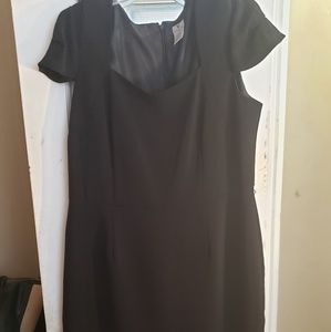 Black sheath dress